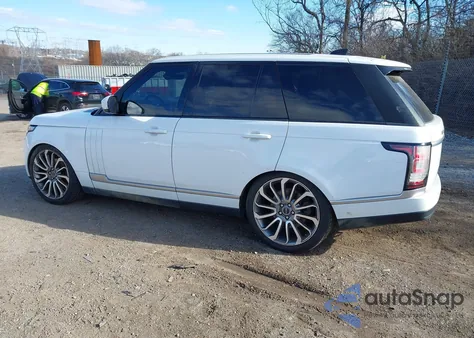 2017 Land Rover Range Rover 3.0L V6 Turbocharged Diesel Td6 z USA, uszkodzony, nr VIN SALGR2FK7HA355089